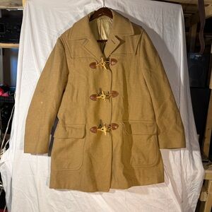 Pendleton Camel Brown Toggle Utility Jacket
